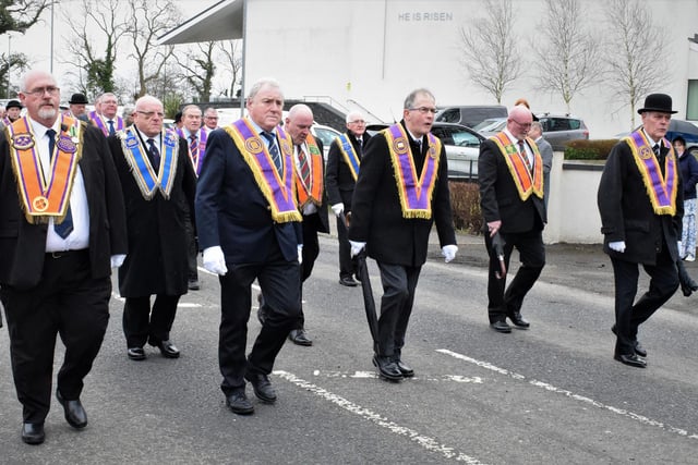 County Antrim Grand Royal Arch Purple Chapter held their twelfth triennial Church Parade and Service on March 19