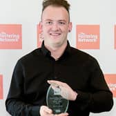 Johnjoe Largey, who fosters with the Northern Health and Social Care Trust, was awarded Fostering Excellence Award. Picture: The Fostering Network