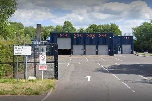 Lisburn Driver and Vehicle Agency test centre. Pic: Google