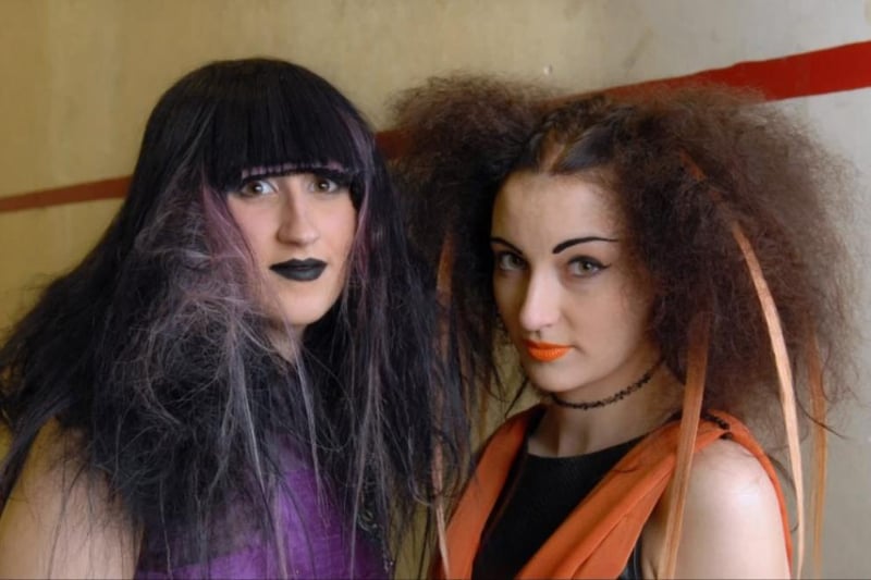 Victoria Patton and Francine Woods modelling hair by Haze at Larne's Got Style 2009.