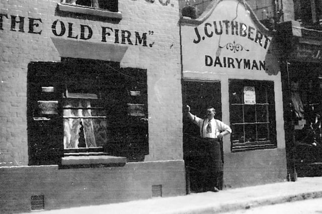 Jack Cuthbert's dairy in Hyde Park Road Portsmouth, which was destroyed in the Portsmouth Blitz.
Picture: Courtesy of David Warren-Holland