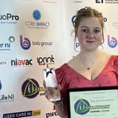 Sarah Cochrane - Ballymoney High School, Winner of the Acts of Kindness in Equality Uberheros award 2024. CREDIT EDUCATION AUTHORITY