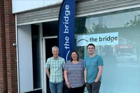 The Bridge launched last Sunday at its new outreach space in Newry Street. Pic: Submitted.