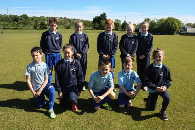 St.Nicholas' Primary School's cricket team at Carrick Cricket Club's Schools' Tournament 2015. INCT 24-005-JC