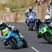 Local Banbridge man Jordan Grier No153 on the Larkin Racing Kawasaki 600cc also made his debut on the roads competing in the Senior Support event at Cookstown 100