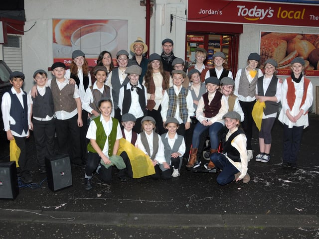 Uplift Performing Arts in action at the 2014 Victorian Fair in Whitehead.
