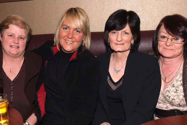 Pictured at the Pancake Tuesday charity event in 2008 organised by Seamus McNally, in aid of Cookstown MS Help and Support Group and held in the Greenvale Hotel.