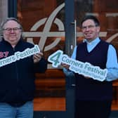Co-founders Reverend Steve Stockman and Father Martin Magill. Picture: Pacemaker