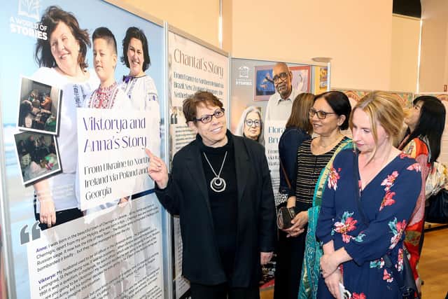 Pictured at the Launch of 'A world of Stories' organised by Causeway Coast and Glens Borough Council at Coleraine Town Hall
