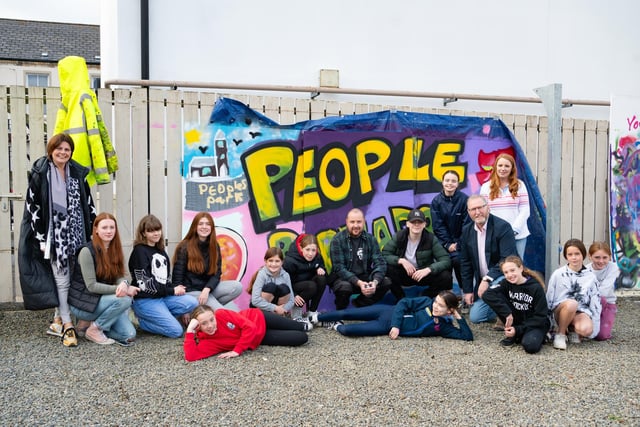 Prepare to be captivated by the People of Portadown teens graffiti exhibition, taking place on Saturday, March 9, at 2pm at Millennium Court. This extraordinary event is part of Millennium Court's 30th anniversary celebrations and aims to showcase the exceptional artistic talent within the town. This awe-inspiring graffiti art is created by 13 talented young individuals from Portadown, under the guidance of renowned local graffiti artist Dean Keane (aka Visual Waste). These larger-than-life graffiti pieces, adorning the walls of Millennium Court, beautifully capture the essence of the vibrant community. This event is a celebration of the town';s history, culture, and the people who call Portadown home.