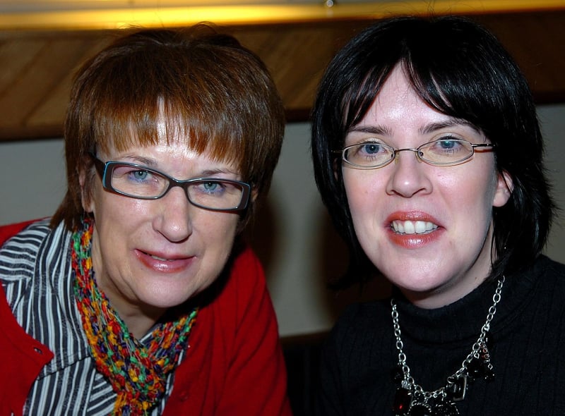 Enjoying the Christmas cheer at the Cookstown Age Concern Christmas dinner in 2007.