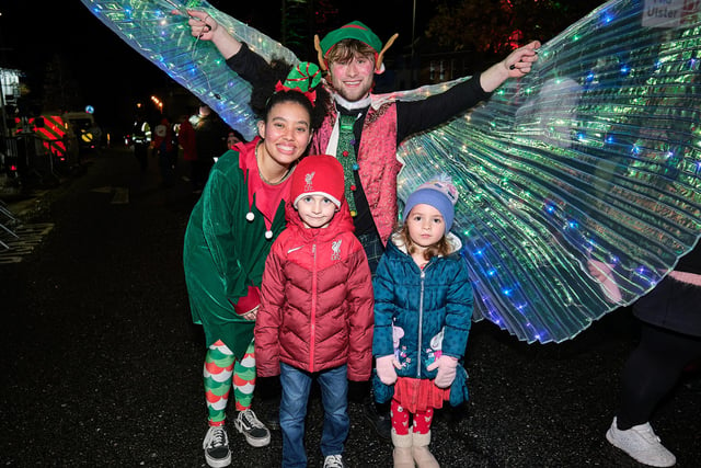 Some of those who attended this year’s Christmas Switch on and Christmas Market on Saturday night in Magherafelt.