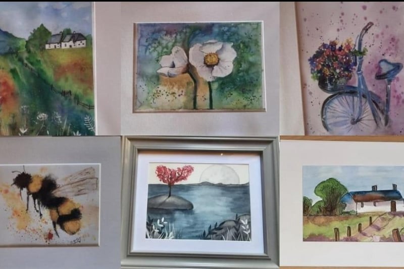 Judith McIlwee is a watercolour and pebble artist who often sells her work at the Bow Street's Mall monthly craft fairs. Find her on Facebook at https://www.facebook.com/profile.php?id=100008848081892