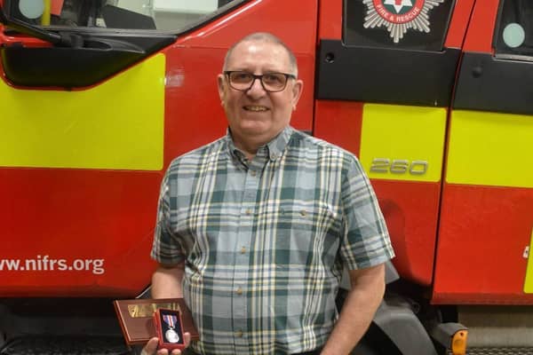 Tom Todd is retiring after serving as a firefighter for over 35 years. (Pic: NIFRS).