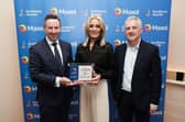 Pictured (l-r) is Brian Donaldson, CEO, The Maxol Group with Louise Litter and Norman Graham, Regional Manager, The Maxol Group.
