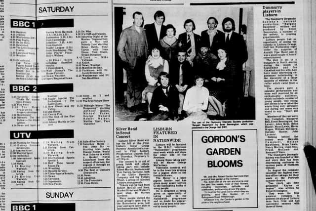 The Ulster Star covered the original production of Bargain Basement in 1976. Pic by Ulster Star