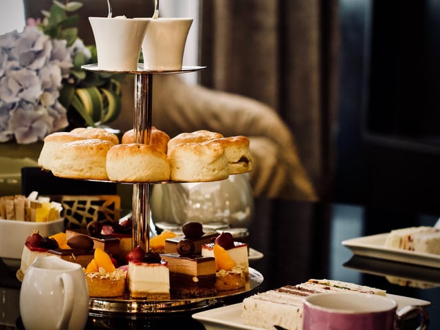 Known for their signature three-tiered tea stands, afternoon tea in The Loft at Ten Square Hotel marries indulgence, tradition and deliciousness together. With vegetarian and gluten free options available, the menu is complete with freshly prepared sweet and savoury treats for all tastes alongside a choice of freshly brewed tea from their loose-leaf list.
For more information, go to tensquare.co.uk/bar-dining/loft-afternoon-tea