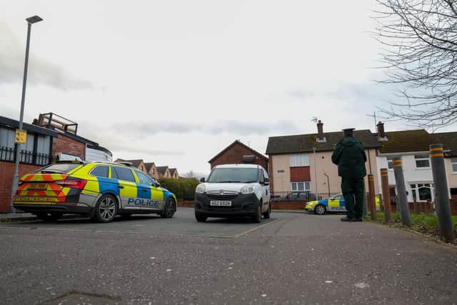 Police launched a murder investigation following the shooting incident in West Belfast on January 9. Picture by Matt Mackey/PressEye