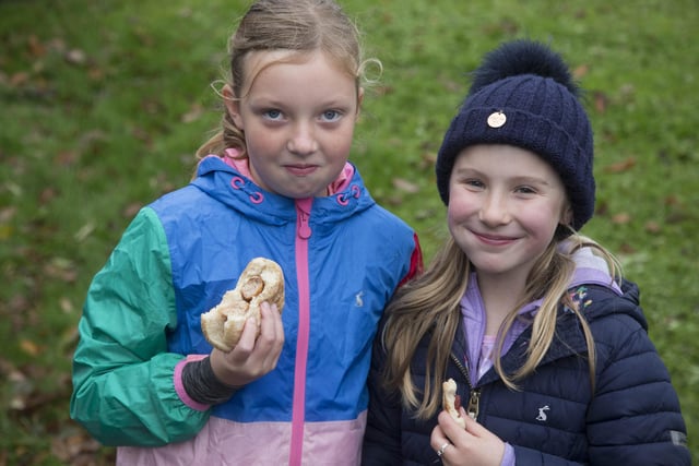 Jessie Smyth and Chloe Brooks Pictured at the Dunseverick Primary school Picture Kevin McAuley / McAuley Multimedia 