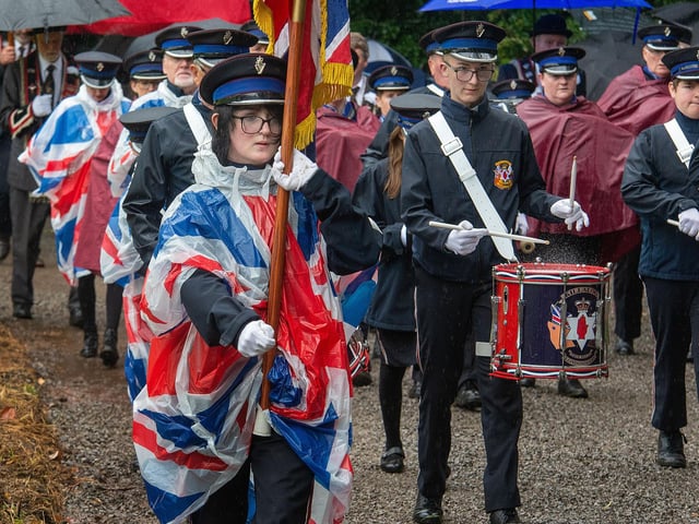Londonderry True Blues on parade.
