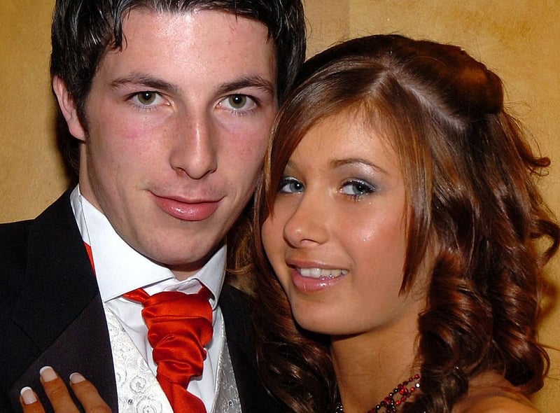 At the Cookstown High School formal were Colin and Vicky.