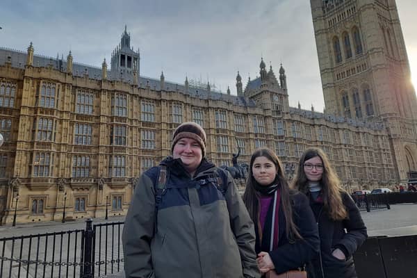 Ulidia Integrated College students visited the House of Lords.