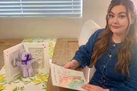 Kaitlin Stothard shares her family story of her baby daughter Rosie as part of Baby Loss Awareness Week. Pic credit: SEHSCT