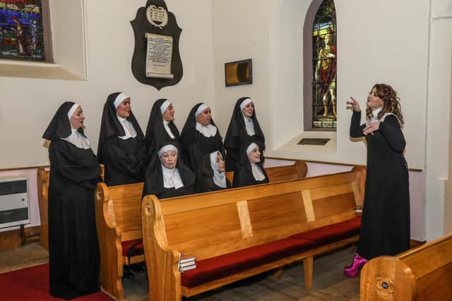 Lisnagarvey Operatic Society will be staging the hit musical Sister Act at the Island Hall in Lisburn on April 25-29. Pic by Norman Briggs, rnbphotographyni