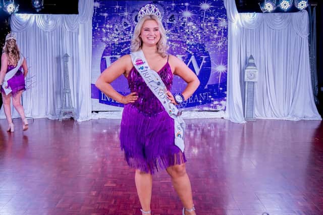 ROLE-MODELLING... Pageant queen and charity fundraiser Nicole Ewart.