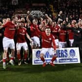 Larne have won the Co Antrim Shield in 2021, 2022 and 2023. (Pic: Colm Lenaghan/Pacemaker Press).