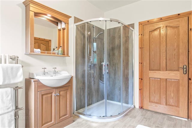 This extensive, modern cottage is on the market now.