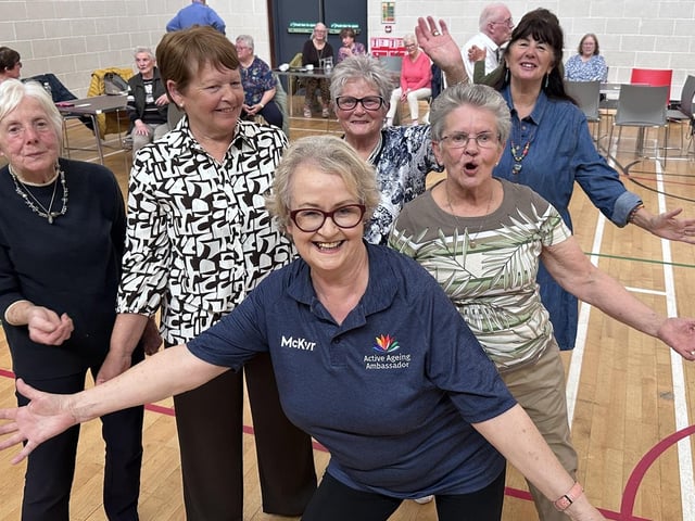Hitting the dance floor for Positive Ageing Month.