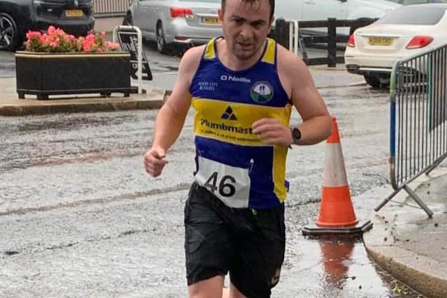 Liam Sloan at Rossi 5K.