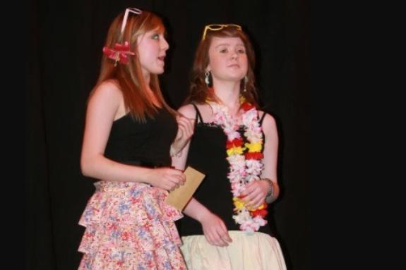 Senior School talent show winners at Ulidia Integrated College in 2009.