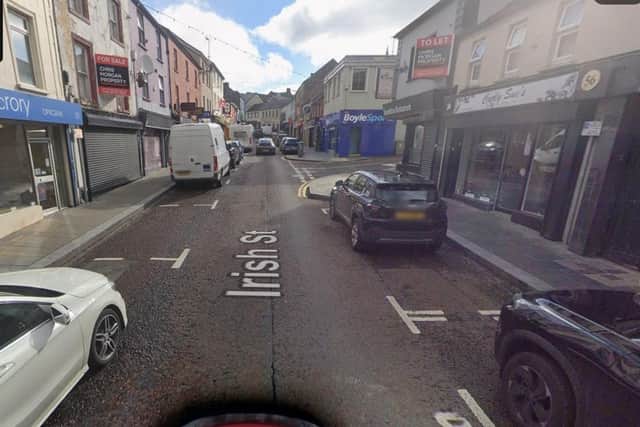 A St Patrick's Day parade will make its way along Irish Street in Dungannon this afternoon | Google Maps