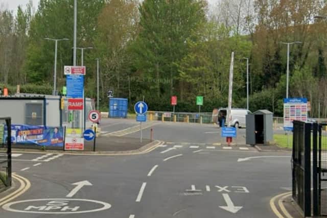 O'Neill Road recycling centre, Glengormley. Pic: Google