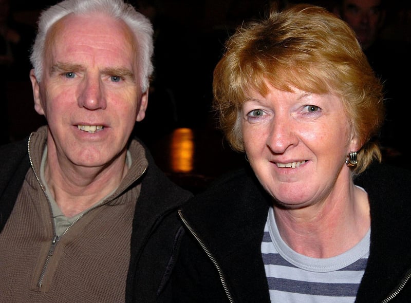 In attendance at Ballindrum Pipe Band traditional Ulster Scots night held in Hanover House in 2007.