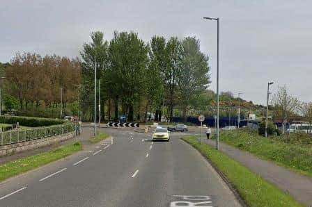 Infrastructure Minister John O’Dowd has announced that work is now underway on a £800,000 pedestrian and cycling improvement scheme on the O’Neill Road, Newtownabbey.  Photo: Google maps