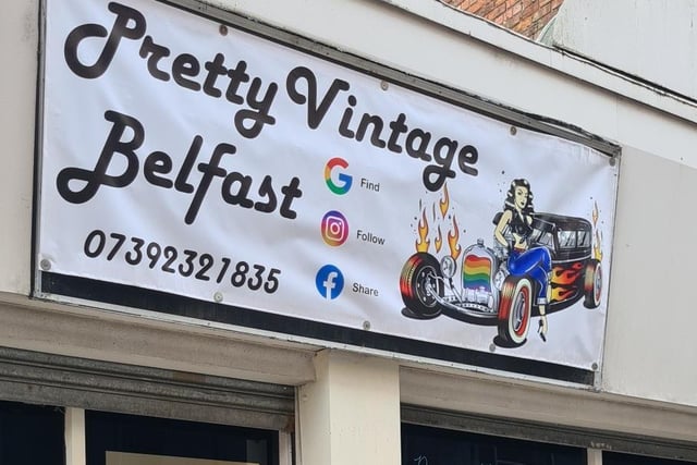 Whether you’re looking for a staple or statement addition to your wardrobe, Pretty Vintage has a speciality when it comes to discovering must-have sustainable fashions pieces and collectible tees. Filled with vintage oddities, Pretty Vintage also has a selection of old-school instruments and bespoke, preloved jewellery available.

For more information, visit instagram.com/pretty_vintage_belfast_/