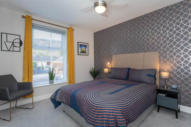 The master bedroom.