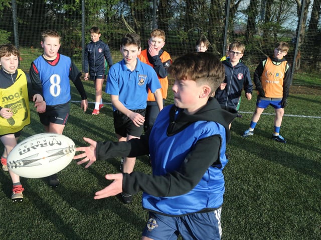 Over 140 young people have taken part in Council’s “Different Ball Same Goal” project, which gave pupils the chance to try football, rugby and Gaelic football.