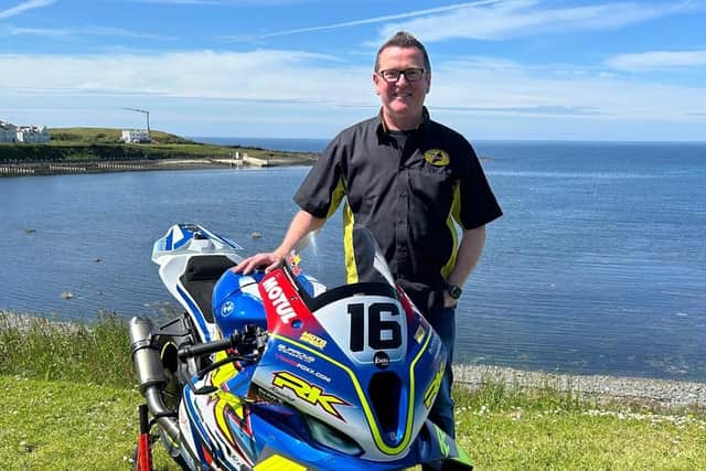 Gareth McAuley, who has been appointed Chairman of Armoy Motorcycle Road Racing Club. CREDIT AMRRC
