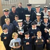 Lisburn Sea Cadets recently held their first prize day in four years. Pic credit: Lisburn Sea Cadets