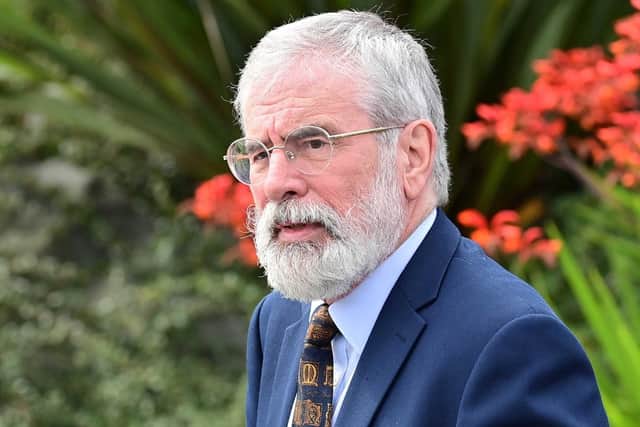 Former Sinn Fein leader Gerry Adams.