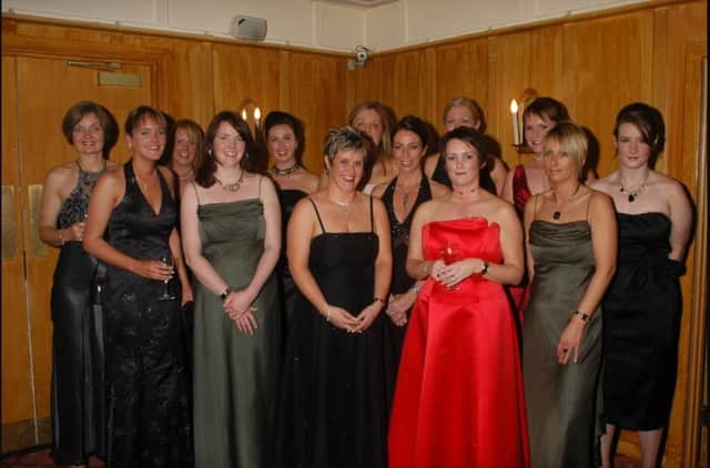 Ladies enjoying themselves at the Oxygen Therapy Centre Ball in the Ballygally Castle Hotel in 2006.