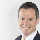 LCCC CEO David Burns, an assistant Irish FA referee, could be ready to blow the whistle at the military football match. Pic credit: LCCC