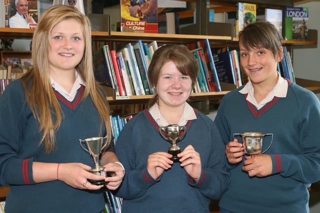 Hunterhouse prize-winners in 2007 Emma Kay Greer Cup for Junior Hockey, Grace McLaughlin Browne Cup for Biology	Prize for Good Work and Progress in Year 10 First Place in 10-3 and Heather Vient Cunningham Cup for Helpfulness in Junior School