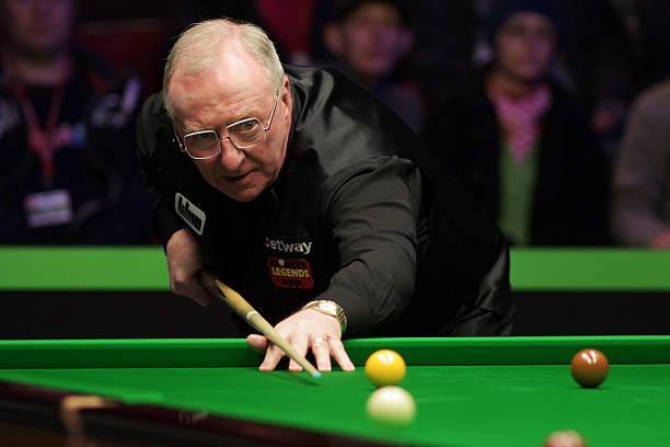 Born in Coalisland, Dennis Taylor is best known for winning the 1985 World Snooker Championship, beating defending champion Steve Davis. Pic: Getty Images