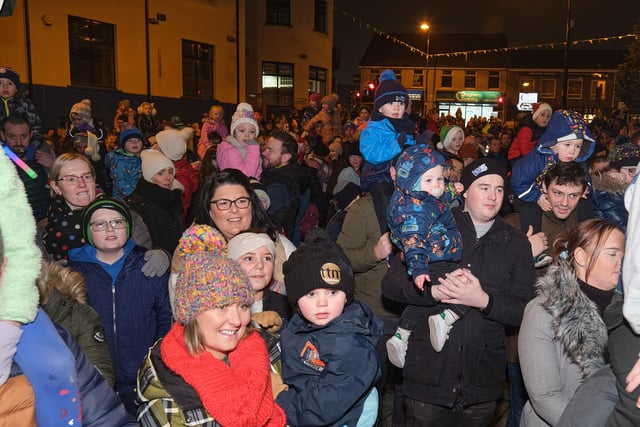 Maghera was packed for the annual Christmas lighting-up ceremony.