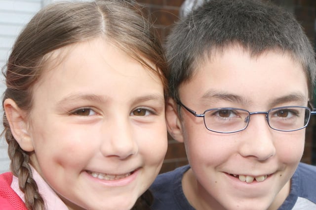 Andy and Niamh Breslin at the Lammas Fair in 2007.